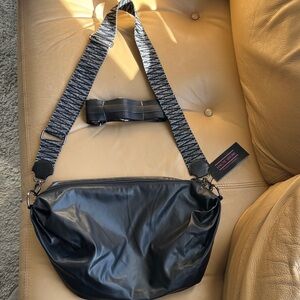 Haute Shore Ollie Solo Black Vegan Leather Slouch Bag